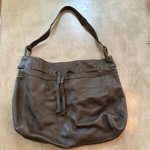 J Jill brown leather shoulder bag